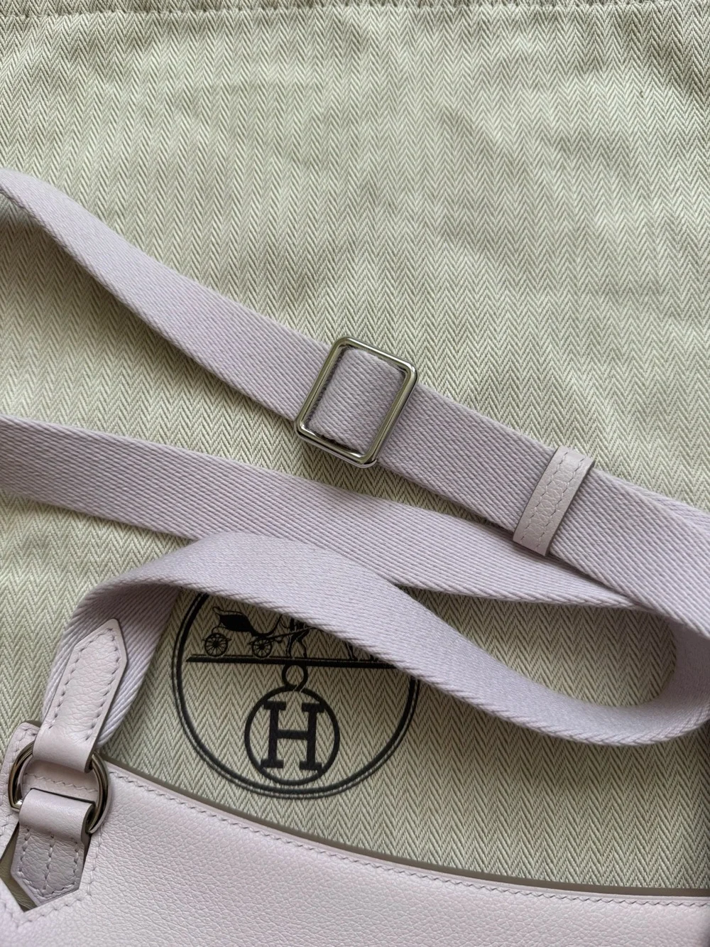 Hermes Mini Jypsiere Evercolor Mauve